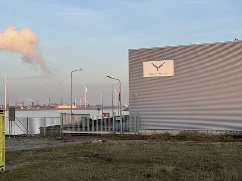 A pilot factory is being built in IJmuiden. Credit: Phoenix Metals